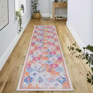 Cream Washable Rug 120*30 inch Runner Rug (Cream, 120*30 inch) Cream Washable Rug 120*30 inch Runner Rug (Cream, 120*30 inch)