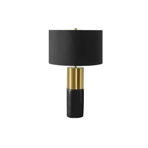 Lighting, 25"H, Table Lamp, Black Concrete, Black Shade, Contemporary Lighting, 25"H, Table Lamp, Black Concrete, Black Shade, Contemporary