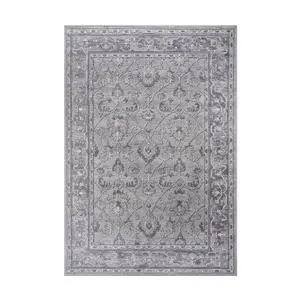 Collection 5X7 Ivory/Grey/Oriental Non-Shedding Living Room Bedroom Dining Home Office Stylish and Stain Resistant Area Rug Collection 5X7 Ivory/Grey/Oriental Non-Shedding Living Room Bedroom Dining Home Office Stylish and Stain Resistant Area Rug