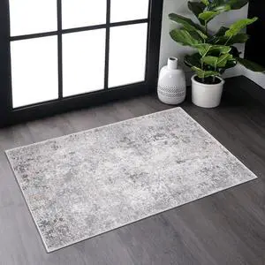 Collection 2X3 Grey/Multi/Abstract Non-Shedding Living Room Bedroom Dining Home Office Stylish and Stain Resistant Area Rug Collection 2X3 Grey/Multi/Abstract Non-Shedding Living Room Bedroom Dining Home Office Stylish and Stain Resistant Area Rug