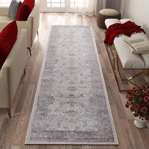 Collection 2X8 Brown/Beige /Traditional Non-Shedding Living Room Bedroom Dining Home Office Stylish and Stain Resistant Area Rug Collection 2X8 Brown/Beige /Traditional Non-Shedding Living Room Bedroom Dining Home Office Stylish and Stain Resistant Area Rug