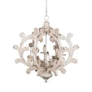 6 - Light Wood Chandelier, Hanging Light Fixture with Adjustable Chain for Kitchen Dining Room Foyer Entryway, Bulb Not included 6 - Light Wood Chandelier, Hanging Light Fixture with Adjustable Chain for Kitchen Dining Room Foyer Entryway, Bulb Not included