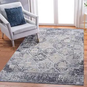 Collection 5X7 Grey/Blue /Traditional Non-Shedding Living Room Bedroom Dining Home Office Stylish and Stain Resistant Area Rug Collection 5X7 Grey/Blue /Traditional Non-Shedding Living Room Bedroom Dining Home Office Stylish and Stain Resistant Area Rug