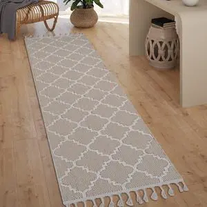 Collection 2X8 Ivory /Trellis Indoor/Outdoor Area Rug Collection 2X8 Ivory /Trellis Indoor/Outdoor Area Rug