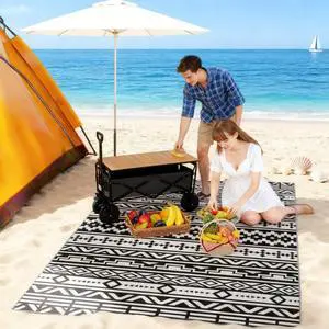 Outdoor Rug,Reversible Outdoor Rug,Waterproof Plastic Straw with Carry Bag Outdoor Rug,Reversible Outdoor Rug,Waterproof Plastic Straw with Carry Bag