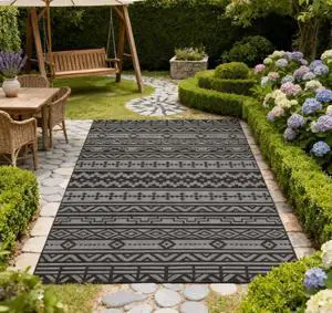 Outdoor Rug,Reversible Outdoor Rug, Waterproof Plastic Straw with Carry Bag Outdoor Rug,Reversible Outdoor Rug, Waterproof Plastic Straw with Carry Bag
