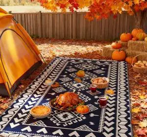 Patio Rug,Portable Outside Camping Area Carpet Mat,Reversible Rug Patio Rug,Portable Outside Camping Area Carpet Mat,Reversible Rug