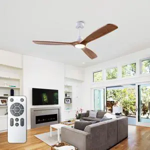 52" Natural Wood Ceiling Fan with 6 Speed Noiseless Reversible Dc Motor, indoor 3 Blade Wood Ceiling Fan for Farmhouse Bedroom Living Room Gazebo Patio 52" Natural Wood Ceiling Fan with 6 Speed Noiseless Reversible Dc Motor, indoor 3 Blade Wood Ceiling Fan for Farmhouse Bedroom Living Room Gazebo Patio