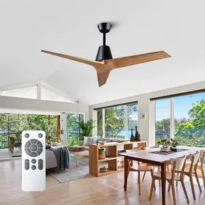 52inch Ceiling Fan with Remote Control, indoor Or Outdoor Fan, No Light , Reversible Dc Motor, 3 Blade High Cfm 52inch Ceiling Fan with Remote Control, indoor Or Outdoor Fan, No Light , Reversible Dc Motor, 3 Blade High Cfm