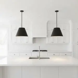 16 inch Diameter integrated Led Black Pendant 16 inch Diameter integrated Led Black Pendant