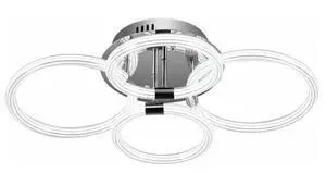 Modern Led Ceiling Light, Flush Mount Ceiling Light with Dimmable Remote Control, 6Rings Acrylic Ceiling Light Fixture for Bedroom, Living Room, Kitchen, Office Lamps (4 Heads) Modern Led Ceiling Light, Flush Mount Ceiling Light with Dimmable Remote Control, 6Rings Acrylic Ceiling Light Fixture for Bedroom, Living Room, Kitchen, Office Lamps (4 Heads)
