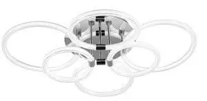 Modern Led Ceiling Light, Flush Mount Ceiling Light with Dimmable Remote Control, 6Rings Acrylic Ceiling Light Fixture for Bedroom, Living Room, Kitchen, Office Lamps (6 Heads) Modern Led Ceiling Light, Flush Mount Ceiling Light with Dimmable Remote Control, 6Rings Acrylic Ceiling Light Fixture for Bedroom, Living Room, Kitchen, Office Lamps (6 Heads)