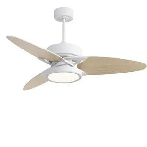 Light Pro 52 in. Led indoor White Smart Ceiling Fan with Remote Control Light Pro 52 in. Led indoor White Smart Ceiling Fan with Remote Control