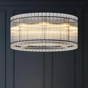 37" Modern Black Round Chandelier,2-Tier 8-Light Water Ripple Crystal Glass Chandeliers,for Dining Room,Living Room,Bedroom,High Ceiling,Foyer Entryway,Luxury Chandelier 37" Modern Black Round Chandelier,2-Tier 8-Light Water Ripple Crystal Glass Chandeliers,for Dining Room,Living Room,Bedroom,High Ceiling,Foyer Entryway,Luxury Chandelier