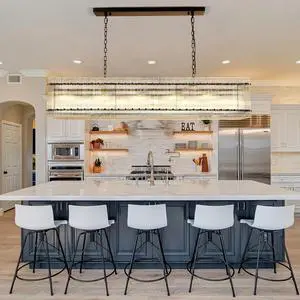 Modern Rectangular Crystal Glass Chandelier, 10-Lights Black Chandelier Lighting Contemporary Pendant Ceiling Light Fixture for Dining Room Living Room Kitchen Island Modern Rectangular Crystal Glass Chandelier, 10-Lights Black Chandelier Lighting Contemporary Pendant Ceiling Light Fixture for Dining Room Living Room Kitchen Island