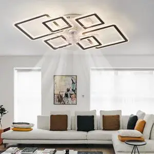 33-inchblack Ceiling Fan with Lights Remote Control and App Control, Dimmable with Remote 7 Blades 6 Speeds Of Wind 33-inchblack Ceiling Fan with Lights Remote Control and App Control, Dimmable with Remote 7 Blades 6 Speeds Of Wind