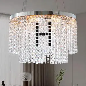 Modern Crystal Chandelier for Living-Room Round Cristal Lamp Luxury Home Decor Light Fixture Modern Crystal Chandelier for Living-Room Round Cristal Lamp Luxury Home Decor Light Fixture
