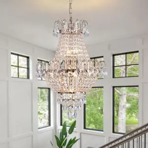Gold Crystal Chandeliers,Large Contemporary Luxury Ceiling Lighting for Living Room Dining Room Bedroom Hallway Gold Crystal Chandeliers,Large Contemporary Luxury Ceiling Lighting for Living Room Dining Room Bedroom Hallway