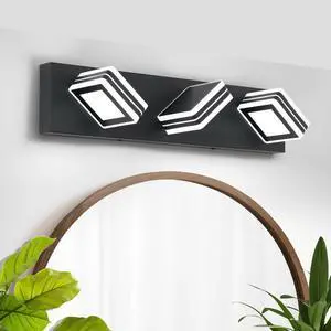 Matte Black Vanity Light Fixtures 3 Lights Up and Down Led Modern Bathroom Vanity Lights Over Mirror Acrylic Black Bath Wall Lighting Matte Black Vanity Light Fixtures 3 Lights Up and Down Led Modern Bathroom Vanity Lights Over Mirror Acrylic Black Bath Wall Lighting