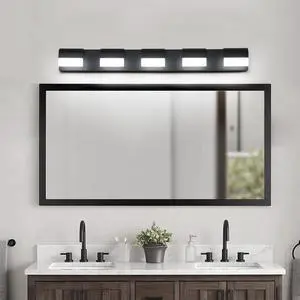 Modern Bathroom Vanity Lighting 5-Light Led Vanity Lights Over Mirror Bath Wall Lighting Modern Bathroom Vanity Lighting 5-Light Led Vanity Lights Over Mirror Bath Wall Lighting