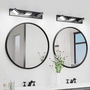 Modern Chrome Led Vanity Light, 3-Lights Wall Sconce for Bathroom and Mirror, Sleek Minimalist Design, Energy-Efficient, Easy to install Modern Chrome Led Vanity Light, 3-Lights Wall Sconce for Bathroom and Mirror, Sleek Minimalist Design, Energy-Efficient, Easy to install