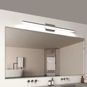 Modern Led Vanity Lights for Bathroom 39in 24W Daylight White Chrome Light Fixtures Bathroom Lights Over Mirror Vanity Lighting Fixtures Vanity Light Modern Led Vanity Lights for Bathroom 39in 24W Daylight White Chrome Light Fixtures Bathroom Lights Over Mirror Vanity Lighting Fixtures Vanity Light