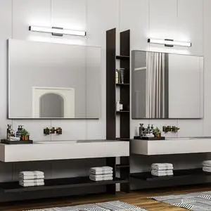 Bathroom Vanity Light Black - 33 inch Modern Vanity Lights for Bathroom - 18W Led Bath Lights Over Mirror Cool White Light 6000K Bathroom Vanity Light Black - 33 inch Modern Vanity Lights for Bathroom - 18W Led Bath Lights Over Mirror Cool White Light 6000K