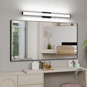 Black Modern Bathroom Light Fixtures Over Mirror 41 inch Led Vanity Lights Bar for Bath Black Modern Bathroom Light Fixtures Over Mirror 41 inch Led Vanity Lights Bar for Bath
