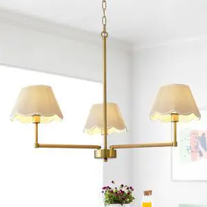 3-Light Contemporary Rope + Fabric Shade Chandelier,Gold Chandelier,Chandelier Romantic Golden,Adjustable Pendant Lights Living Room Dining Room Decoration Lamp Custom Hotel Project Lighting - Gold- 3-Light Contemporary Rope + Fabric Shade Chandelier,Gold Chandelier,Chandelier Romantic Golden,Adjustable Pendant Lights Living Room Dining Room Decoration Lamp Custom Hotel Project Lighting - Gold-
