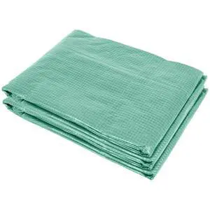 9.8' x 6.6' x 6.6' Plastic Greenhouse Cover Replacement, Heavy Duty Waterproof Tarp for Hoop House, Sheeting with 6 Windows, Door & Reinforcement Grid, Green 9.8' x 6.6' x 6.6' Plastic Greenhouse Cover Replacement, Heavy Duty Waterproof Tarp for Hoop House, Sheeting with 6 Windows, Door & Reinforcement Grid, Green