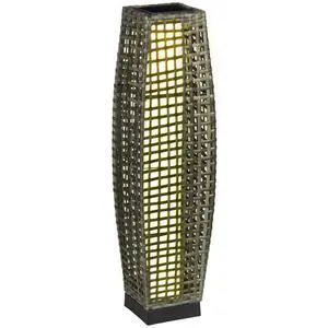 Solar Floor Lamp, Outdoor Garden Lantern Pathway Light & Decorative Driveway Lighting with Auto on/Off Led Lights for Porch, Yard, Lawn, Courtyard, Deck, Gray Solar Floor Lamp, Outdoor Garden Lantern Pathway Light & Decorative Driveway Lighting with Auto on/Off Led Lights for Porch, Yard, Lawn, Courtyard, Deck, Gray