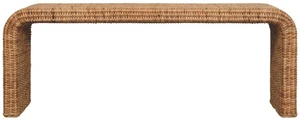 Rattan Weave Bench Rattan Weave Bench