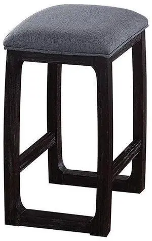 Razo Fabric & Weathered Espresso Counter Height Stool Razo Fabric & Weathered Espresso Counter Height Stool