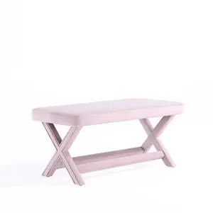 Accent Bench in Pink Accent Bench in Pink