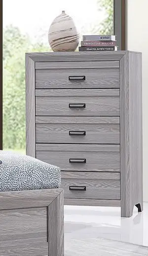 1Pc Contemporary Five Drawers Chest Gray Driftwood Finish Rustic Finish Bedroom Wooden Furniture 1Pc Contemporary Five Drawers Chest Gray Driftwood Finish Rustic Finish Bedroom Wooden Furniture