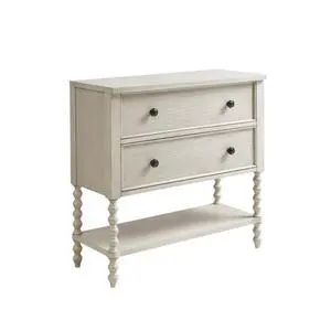 2 Drawer Accent Chest Antique Cream 2 Drawer Accent Chest Antique Cream