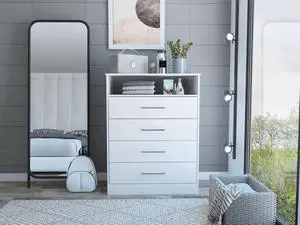 Dresser Atlanta, Bedroom, White Dresser Atlanta, Bedroom, White