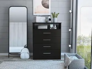 Dresser Atlanta, Bedroom, Black Dresser Atlanta, Bedroom, Black