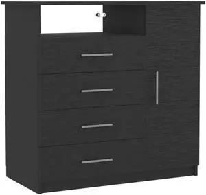 Dresser Beaufort, Bedroom, Black Dresser Beaufort, Bedroom, Black