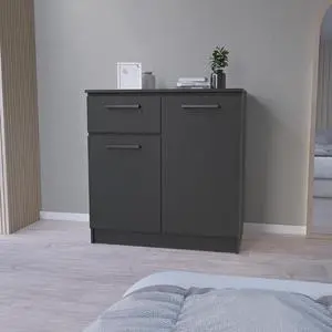 Dresser Carlin, Bedroom, Black Dresser Carlin, Bedroom, Black