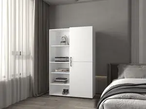 Tunica Armoire, Bedroom, White Tunica Armoire, Bedroom, White
