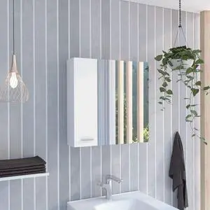 Kenya Medicine Cabinet, Mirror, Double Door, Four Interior Shelves Kenya Medicine Cabinet, Mirror, Double Door, Four Interior Shelves