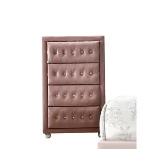 Reggie Pink Fabric Chest Reggie Pink Fabric Chest