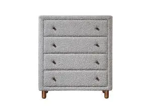 Cleo Gray Boucle Chest Cleo Gray Boucle Chest