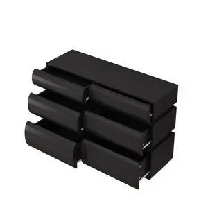 6 Drawer Dresser for Bedroom, Black Dresser No Handle, Modern 6 Chest of Drawers with Wide Storage(Same SKU:W757P235728) 6 Drawer Dresser for Bedroom, Black Dresser No Handle, Modern 6 Chest of Drawers with Wide Storage(Same SKU:W757P235728)