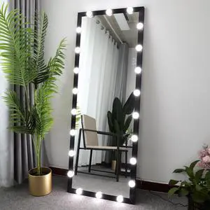 Hollywood Full Length Mirror with Lights Full Body Vanity Mirror with 3 Color Modes Lighted Standing Floor Mirror for Dressing Room Bedroom Wall Mounted Touch Control Black 63x24inch Hollywood Full Length Mirror with Lights Full Body Vanity Mirror with 3 Color Modes Lighted Standing Floor Mirror for Dressing Room Bedroom Wall Mounted Touch Control Black 63x24inch