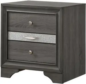 Matrix Nightstand Gray Matrix Nightstand Gray