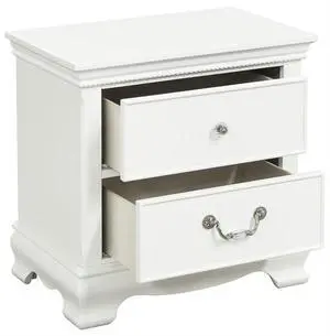 Classic Traditional Style 1Pc Nightstand Wood White Finish Dovetail Drawers Bed Side Table Bedroom Furniture Classic Traditional Style 1Pc Nightstand Wood White Finish Dovetail Drawers Bed Side Table Bedroom Furniture