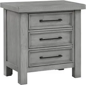 Transitional Antique Gray Finish Nightstand Of 3X Drawers Classic Bedroom Furniture 1Pc Bedside Cabinet Transitional Antique Gray Finish Nightstand Of 3X Drawers Classic Bedroom Furniture 1Pc Bedside Cabinet