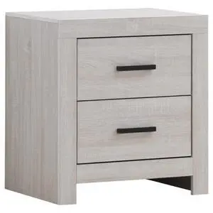 Brantford Coastal White 2-Drawer Nightstand Brantford Coastal White 2-Drawer Nightstand